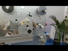 Macchina automatica per il miglioramento delle etichette digitali con verniciatura a caldo