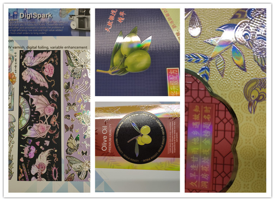 EcooGraphix DigiSpark Digital Label Printing Machine per effetti visivi unici
