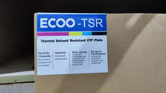 Lastra CTP termica positiva ad alta sensibilità con doppio strato di inchiostro UV