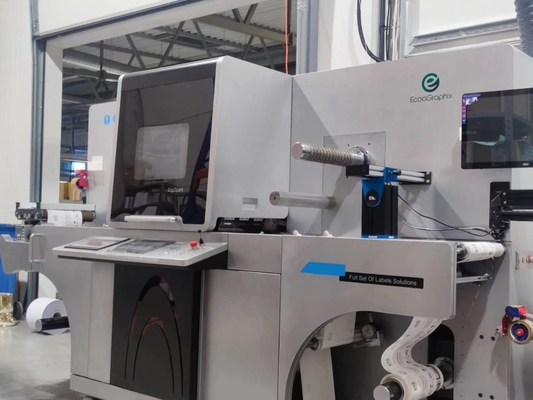 Macchine per la stampa di etichette digitali da rotolare a rotolare stampaggio e verniciatura
