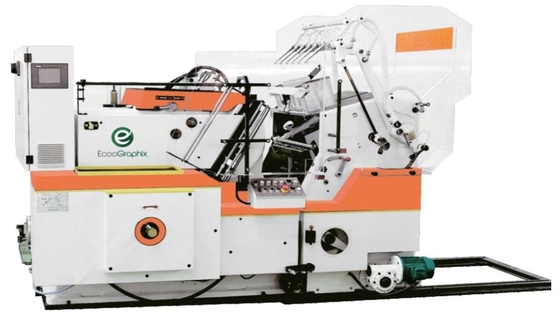 Stagnola automatica rotatoria che timbra macchine tagliante 750 x 560mm