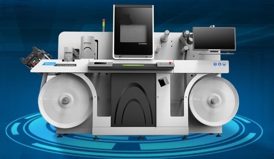 Stagnola di Digital che timbra e che vernicia la macchina 6m/Min - 30m/Min di potenziamento dell'etichetta