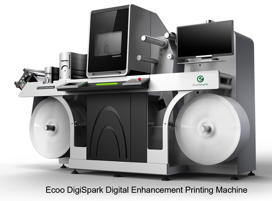 EcooSpark UV Piezo LED Curing Digital Label Printing Machine Miglioramento dell'efficienza