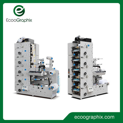 Macchina da stampa flessografica per etichette UV automatica 60 m / min 6 colori