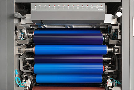 Macchina da stampa offset rotativa automatica ad alta velocità multifunzionale