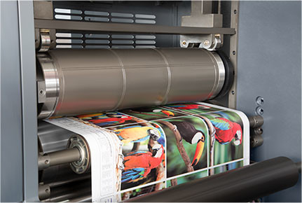 Macchina da stampa offset rotativa automatica ad alta velocità multifunzionale