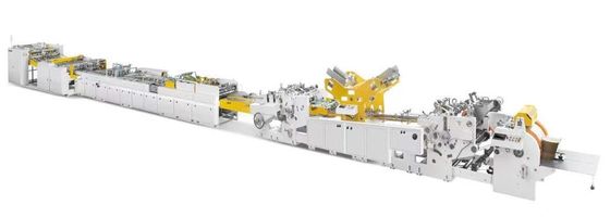 180-350gm foglio quadrato fondo di borsa di carta per la spesa macchina di formazione con buchi maniglia