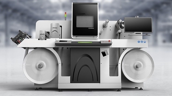 Stampante di Digital del getto di inchiostro di abbellimenti dell'etichetta di Digital con la timbratura UV della stagnola e della vernice