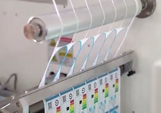 Macchina di spogliatura della taglierina di dado di Digital dell'etichetta con la laminazione