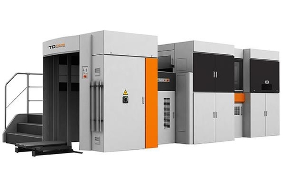 Ecoographix macchina automatica per il taglio a stampo e per la stampa a caldo con stripping