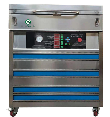 Ecoographix Flexo CTP Lavatrice con lampada UV