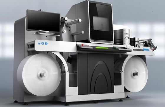 Macchine di stampa automatiche per l'impronta di etichette digitali, stampaggio e verniciatura