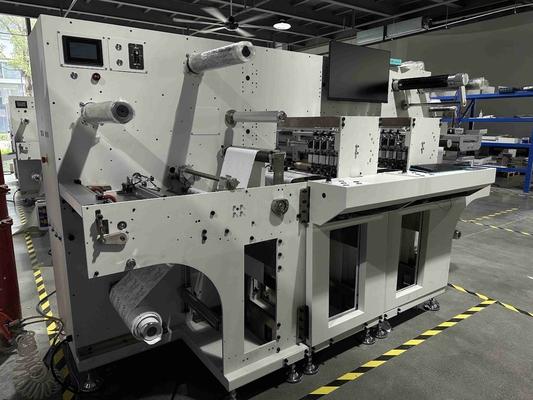 Full Servo Motor High Automatic And Digital Label Cutting Machine Larghezza 40 - 350 mm
