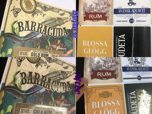 EcooGraphix Digital Label Varnishing And Foil Stamping Machine Equipaggiamento di abbellimento e etichette