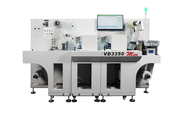 Una stazione con sei teste VD3350 Digital Auto Feeding Label Die Cutting Machine
