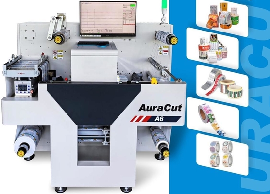 Aura Cut A6 Taglierina Digitale per Etichette Larghezza 330mm Velocità 11m/min