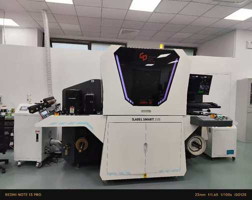 Pressa digitale per etichette UV da 216 mm con risoluzione 1200*600 dpi e velocità di stampa da 10 m/min a 75 m/min