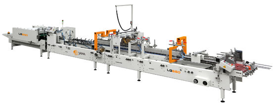 Macchina per la fabbricazione di scatole di cartone con dimensioni massime carta L800 * W600mm e dimensioni massime scatola L400 * W300 * H100mm per spessore carta 80-350 g/MQ
