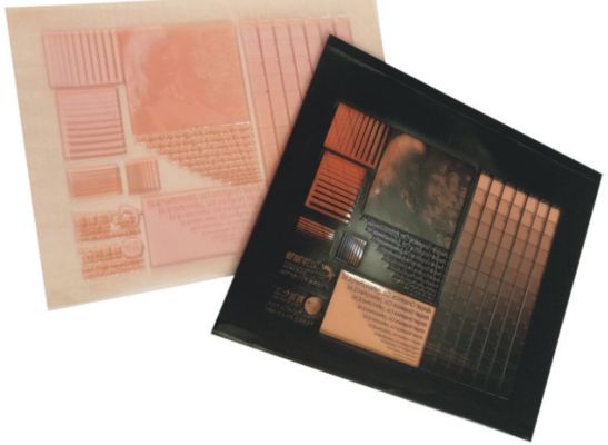 Lastra di stampa CTP polimerica per verniciatura a spot Flexo per etichette da 1,7 mm