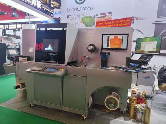 450 mm Digital Label Post Press Varnish Printing Cold Stamping machine