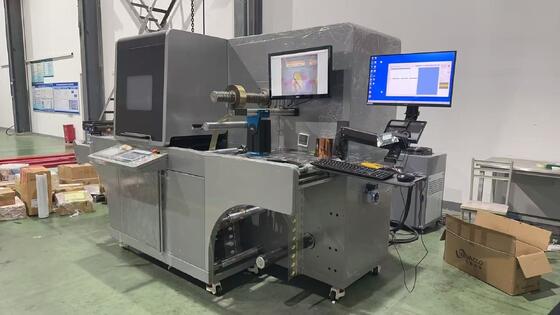 Macchina per l'inquadratura a goccia su richiesta etichetta a rotoli digitale Ecoospark