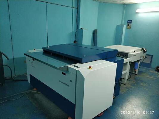 Computer a 256 canali per stampa offset Macchina CTP a lastre termiche 55 lastre all'ora e caricamento automatico delle lastre Punti quadrati
