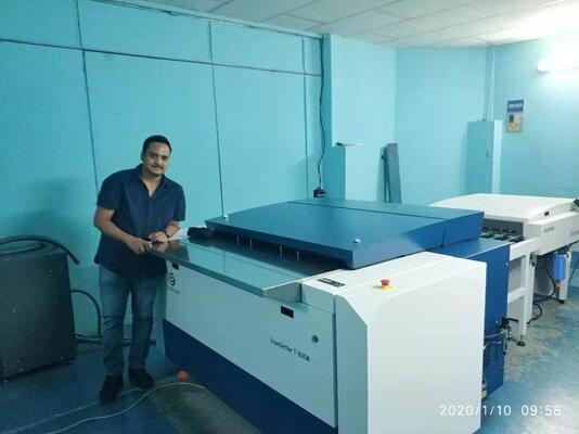 Computer a 256 canali per stampa offset Macchina CTP a lastre termiche 55 lastre all'ora e caricamento automatico delle lastre Punti quadrati