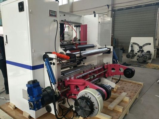 Carta termica automatica che fende la macchina di riavvolgimento con la taglierina