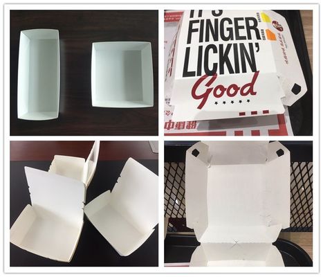 bordo del contenitore di alimento di 200Pcs/Min 600GSM KFC che forma macchina