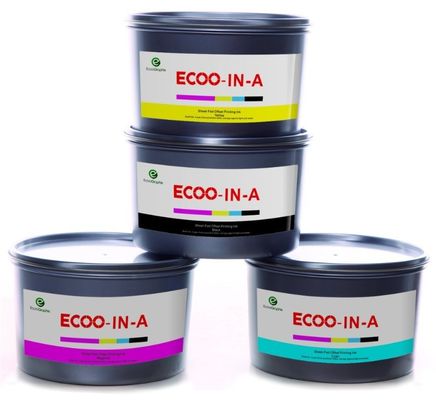 Inchiostro pronto di stampa offset di alta lucentezza CMYK 15000rph Sheetfed