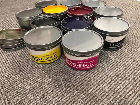 Inchiostri da stampa UV 2.5kgs/Tin di Sheetfed di contrappeso asciutto veloce di CMYK