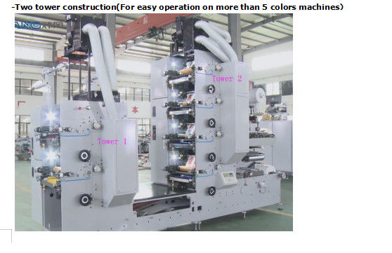 stampante UV flessografica dell'etichetta adesiva della stampatrice dell'etichetta di 450mm Flexo