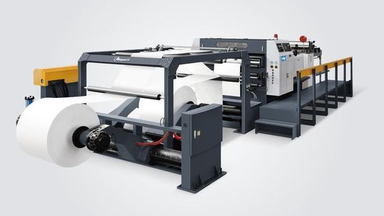 0.8Mpa 350M/Min Cross Paper Cutting Machine 1500mm che impila