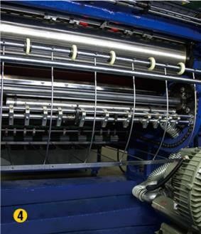 Macchina automatica per la laminazione di flauto per cartone ondulato