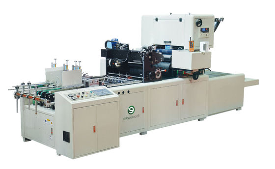 Macchina di rattoppatura automatica della scatola di finestra della scatola di carta del tovagliolo del tessuto
