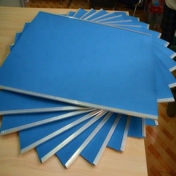 Coperta di gomma di stampa compressibile della muffa piena un colore blu di 3 pieghe
