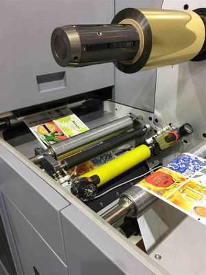 Macchina per stampare etichette digitali con vernice braille a freddo