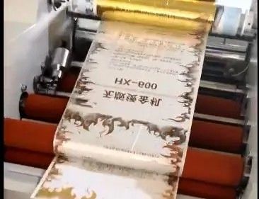 Laminatore automatico della flauto del rullo della carta A3 con stampa a caldo