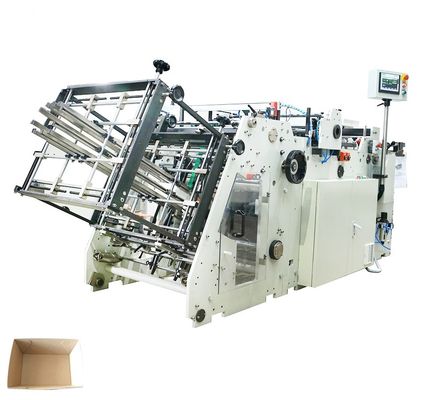 Ecoo 8w Paper Box Making Machine Fast Food Carton Erecting Machine (macchina per la realizzazione di scatole di carta)