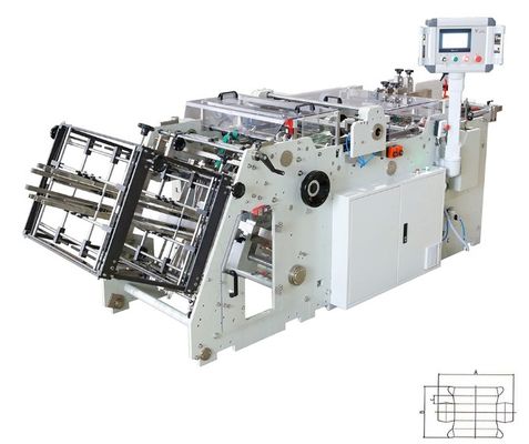ECOO L-800A Fast Food Macchina di cartonaggio tridimensionale Macchina per la formazione di scatole di carta