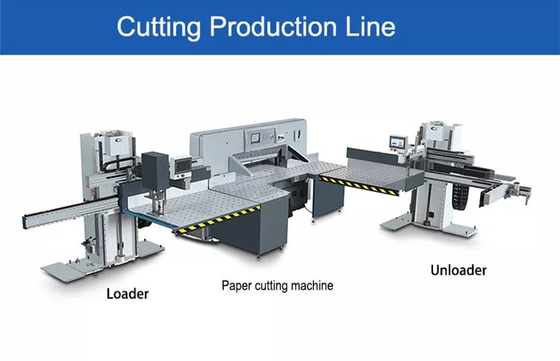 Tagliatrice della carta della ghigliottina/linea di produzione automatiche 45 cicli/min